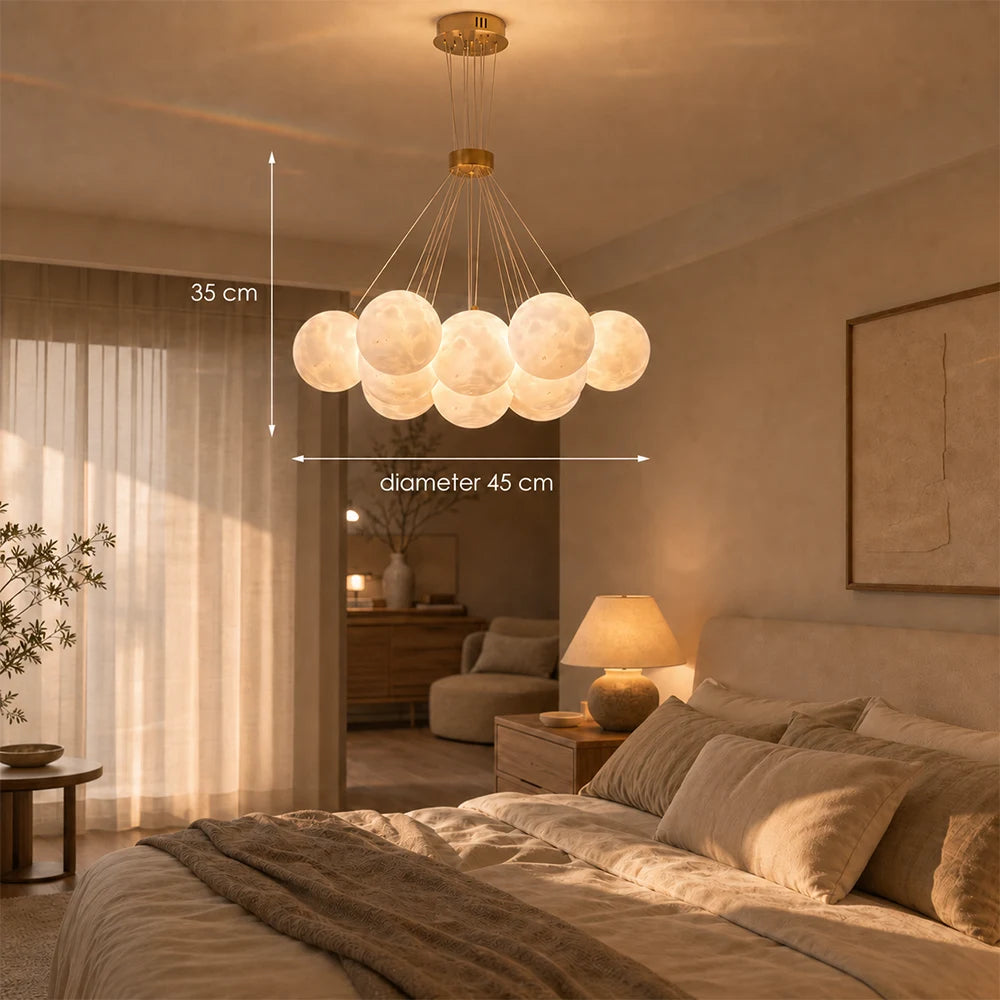Żyrandol MODERN LOFT Bagliore, kula, 9xE27, regulowana wysokość, złoty - 01_LC816-9GD.png