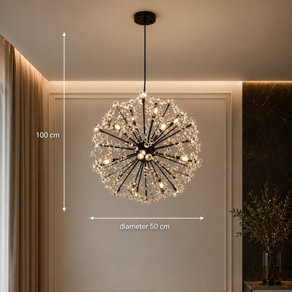 Żyrandol kryształowy PETERHOF Elegance, Ø50cm, 18x G4, średnica 49cm, czarny - 02_CC167-400BK.png