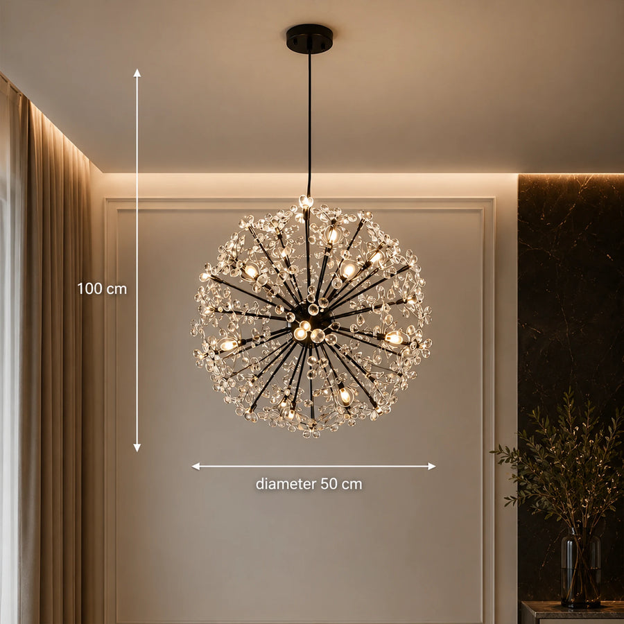 Żyrandol kryształowy PETERHOF Elegance, Ø50cm, 18x G4, średnica 49cm, czarny - 02_CC167-400BK.png