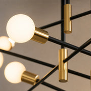 Modernistyczny żyrandol Hexa 8 Duo, 8x E27, czarno-złoty, nowoczesny design - 02_LC362-8BKGD.png