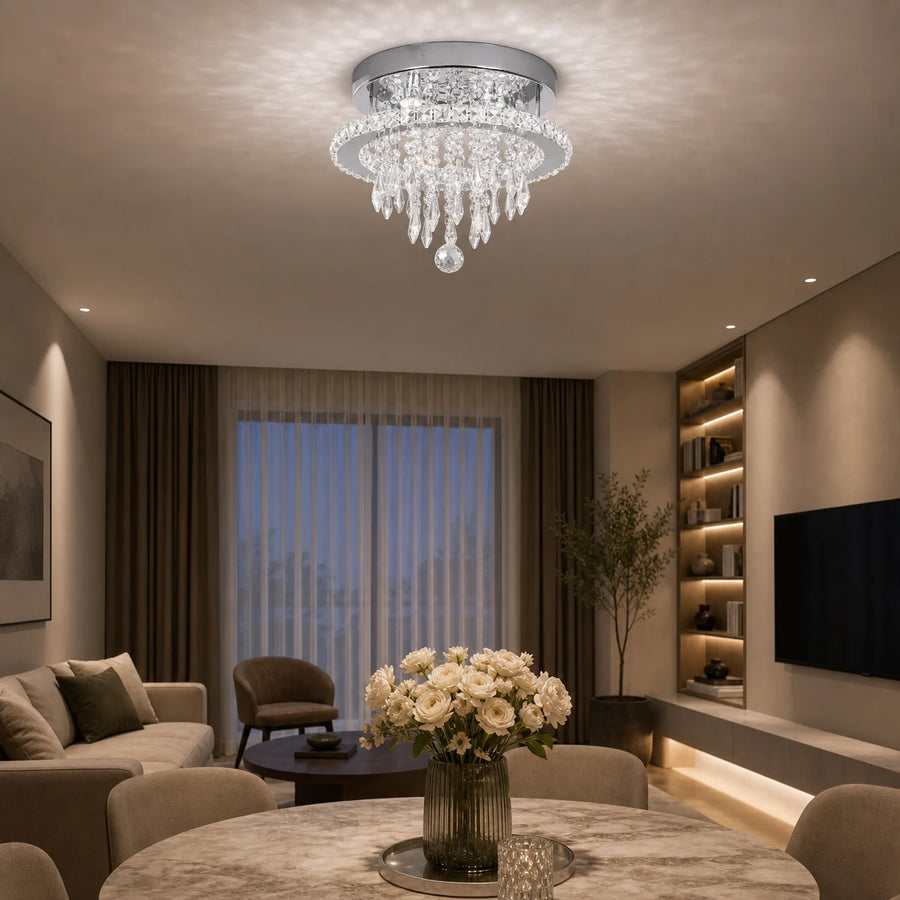 Candelabru LED Alberico Rotund, 17W, Lumina Rece/Calda/Neutra, Cristal, Crom Lucios - 03_LL010.png