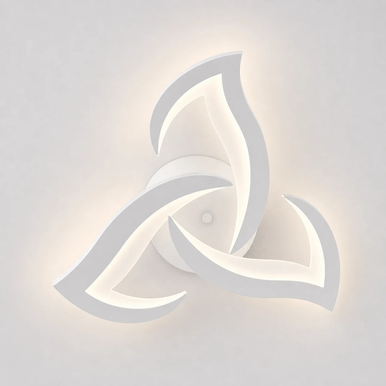Lustra LED cu telecomanda LOTUS 32W, 3 Petale, lumina Rece/Calda/Neutra, Dimabila, Alb - LT660-3WH_size.png