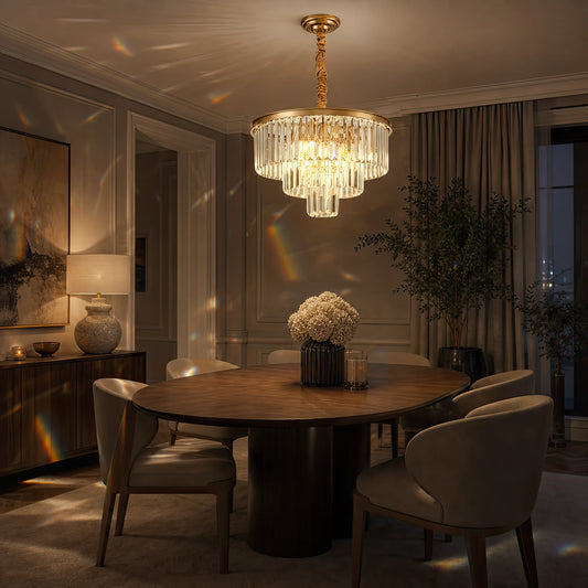 Candelabru Cristal CHAMBORD Petito 3xE14, Diametru 28cm, Auriu Mat - 07_CC930-300GD.png