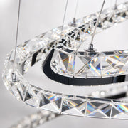 Zawieszany żyrandol LED z pilotem i kryształem PRISM LUMINIS 79W, 3 koła, światło zimne/ciepłe/neutralne, możliwość przyciemniania, chrom, regulowana wysokość - 07_LT029.png