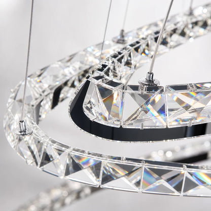 Zawieszany żyrandol LED z pilotem i kryształem PRISM LUMINIS 79W, 3 koła, światło zimne/ciepłe/neutralne, możliwość przyciemniania, chrom, regulowana wysokość - 07_LT029.png