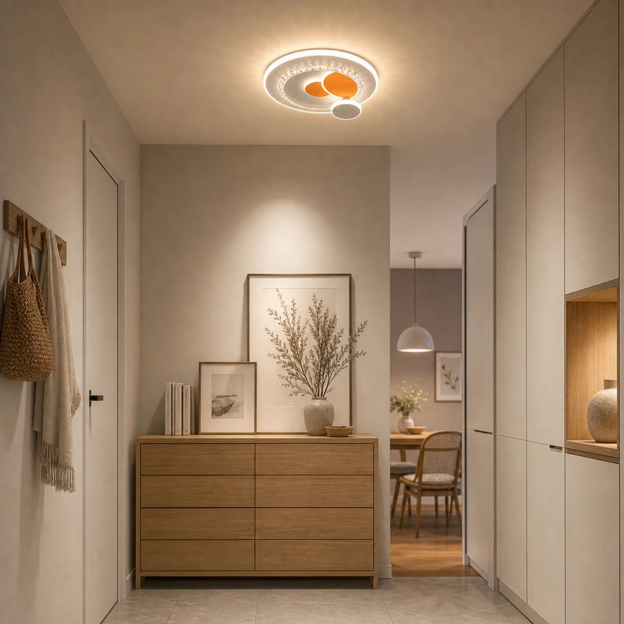 Żyrandol LED z kryształem HELIOX, 40W, 4 koła, światło zimne/ciepłe/neutralne, biały - 08_LL653-300OR.png