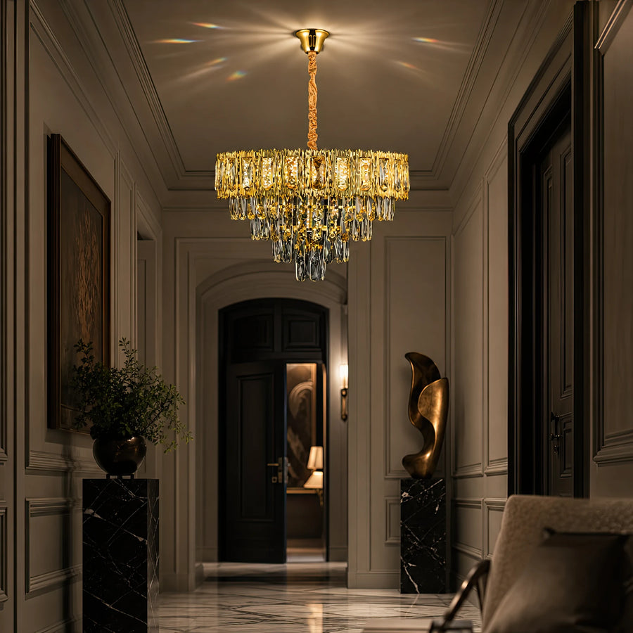 Żyrandol kryształowy BELVEDERE Elegance 8xE14, średnica 50cm, błyszczące złoto, regulowana wysokość - 10_CC912-500GD.png