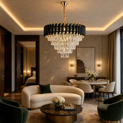 Żyrandol Kryształowy VERSAILLES Elegance 8x E14, średnica 50cm, Złoty, Regulowana Wysokość - 11_CC900-500GD.png