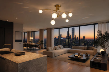 Żyrandol z okrągłym kloszem, kopuła PENTHOUSE, 6x G9, złoto, metal - 11_LC825GD.png