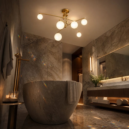 Żyrandol z okrągłym kloszem, kopuła PENTHOUSE, 6x G9, złoto, metal - 12_LC825GD.png
