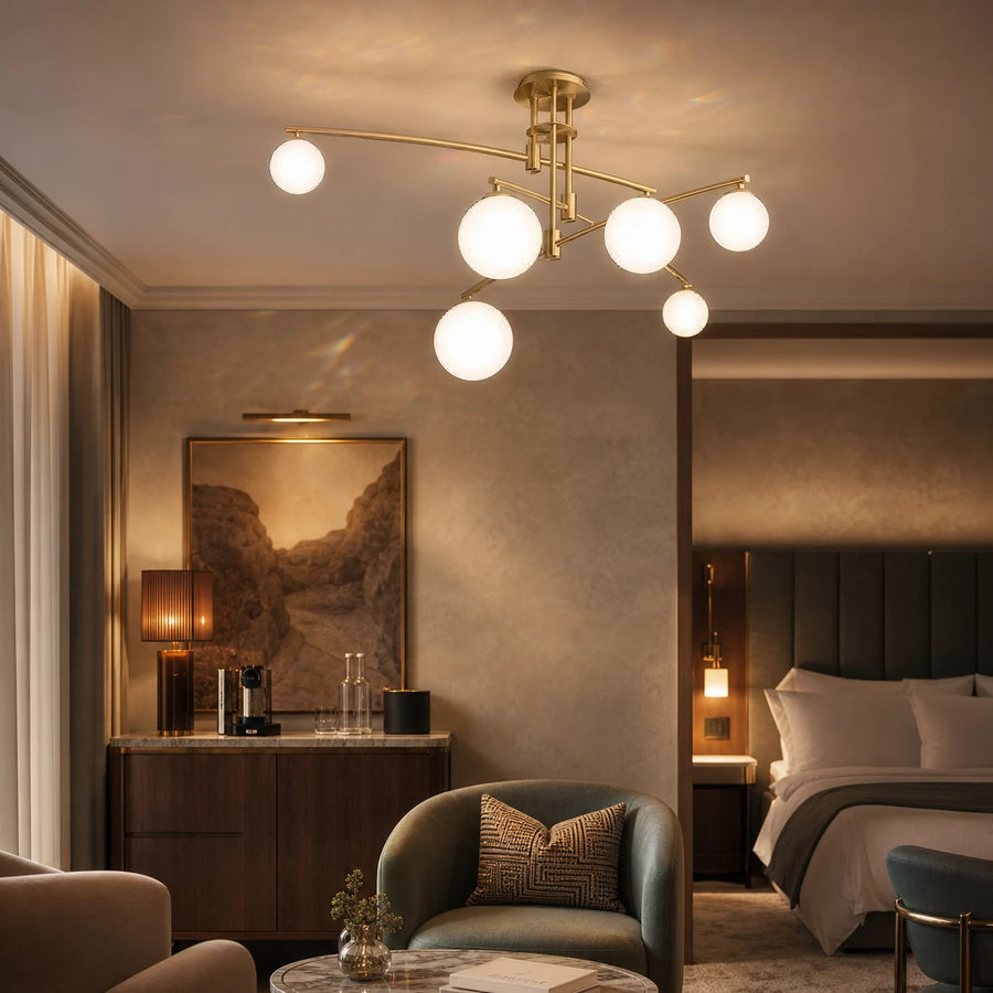 Żyrandol z okrągłym kloszem, kopuła PENTHOUSE, 6x G9, złoto, metal - 15_LC825GD.png