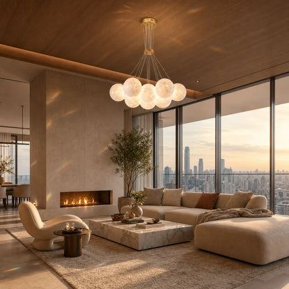 Żyrandol MODERN LOFT Bagliore, kula, 9xE27, regulowana wysokość, złoty - 20_LC816-9GD.png