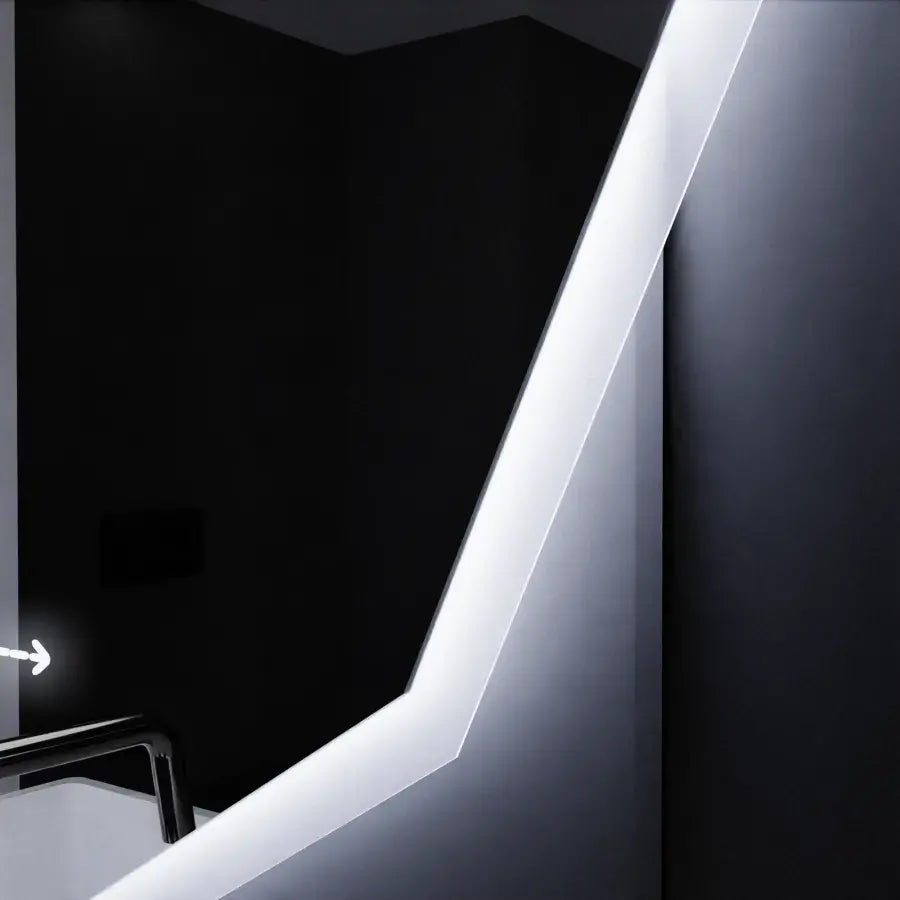 LUD LED Polygon 70 cm Judith Motionllow Morkellow System rozmrażający zegar i delikatny termometr