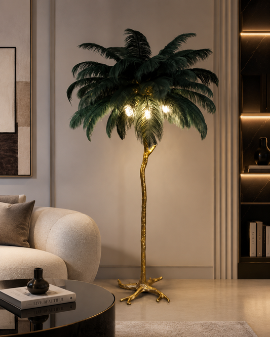 Pene Politis Lampa podłogowa 1x E27 170cm Ciemnozielona