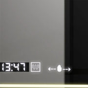 LUDA LED prostokątna 60x80cm Wnezia Motion Blowlow Marcellow Dimable zegar system rozprzestrzeniania