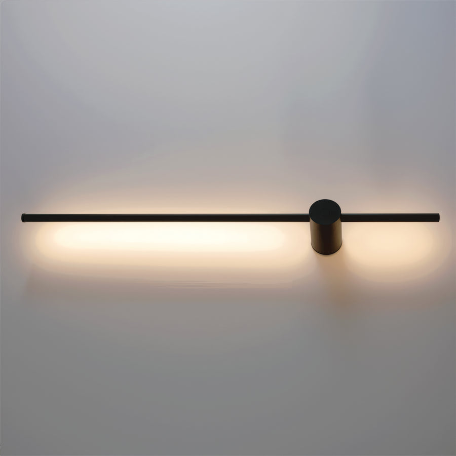 Angelique LED Kinkiet 24W Czarny Biały