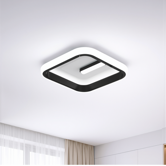 Żyrandol LED VICTORIA 19W, kwadratowy, światło zimne/ciepłe/neutralne, czarny, biały Żyrandol LED Domyślny tytuł Alessandro Design