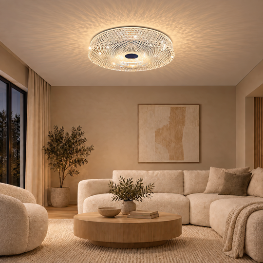 Żyrandol LED RADIAN Nobile, 43W, średnica 39,5 cm, światło ciepłe/neutralne/zimne, biały