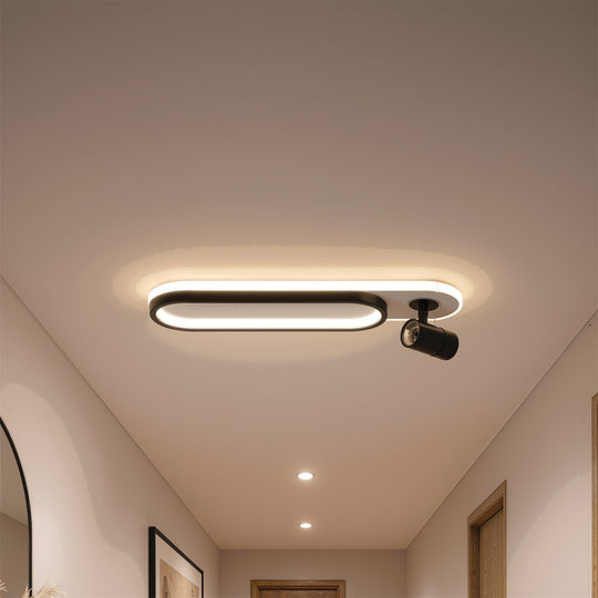Żyrandol LED z Regulowanym Projektorem FISSO Camilla 49W, światło 3000/4000/6000K, Żyrandole LED Czarne Domyślny Tytuł Alessandro Design