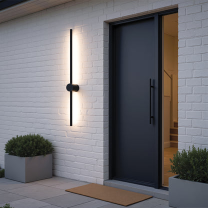 Angelique LED Kinkiet 24W Czarny Biały