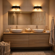 Kinkiet zewnętrzny LED Ellis, 6 W, 6 źródeł światła, ciepłe światło, czarny