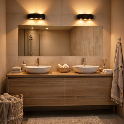 Kinkiet zewnętrzny LED Ellis, 6 W, 6 źródeł światła, ciepłe światło, czarny