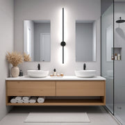 Angelique LED Kinkiet 24W Czarny Biały