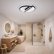 Żyrandol LED z pilotem VECTOR ARCUS 52W, 2 elementy, światło zimne/ciepłe/neutralne, możliwość przyciemniania, czarny