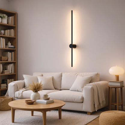 Angelique LED Kinkiet 24W Czarny Biały