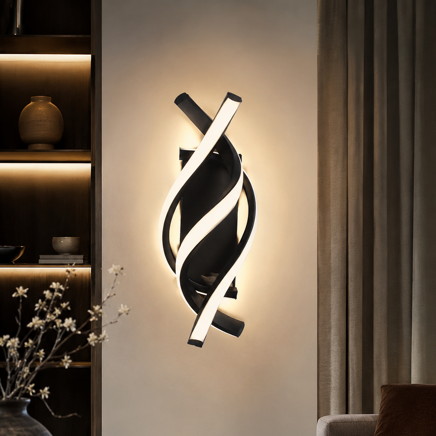 Aplica LED Reid 13W, Lumina Rece/Calda/Neutra, Negru Aplice de Interior Default Title Alessandro Design