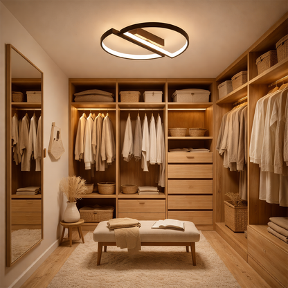 Żyrandol LED z pilotem VECTOR ARCUS 52W, 2 elementy, światło zimne/ciepłe/neutralne, możliwość przyciemniania, czarny