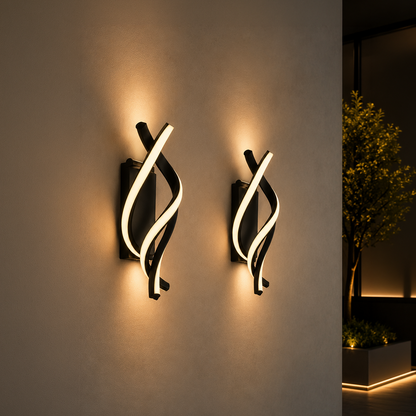 Aplica LED Reid 13W, Lumina Rece/Calda/Neutra, Negru Aplice de Interior Default Title Alessandro Design
