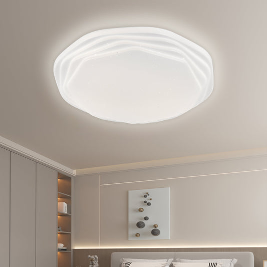 Lampa sufitowa LED 23 cm, 22W, 3000K / 4000K / 6000K, biała, metalowa i akrylowa Lampy sufitowe LED Domyślny tytuł Alessandro Design