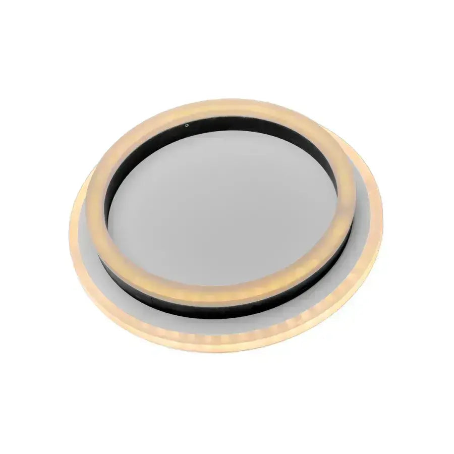 Żyrandol LED SOLENA ROTONDA 13W, średnica 25 cm, światło zimne/ciepłe/neutralne, czarno-biały