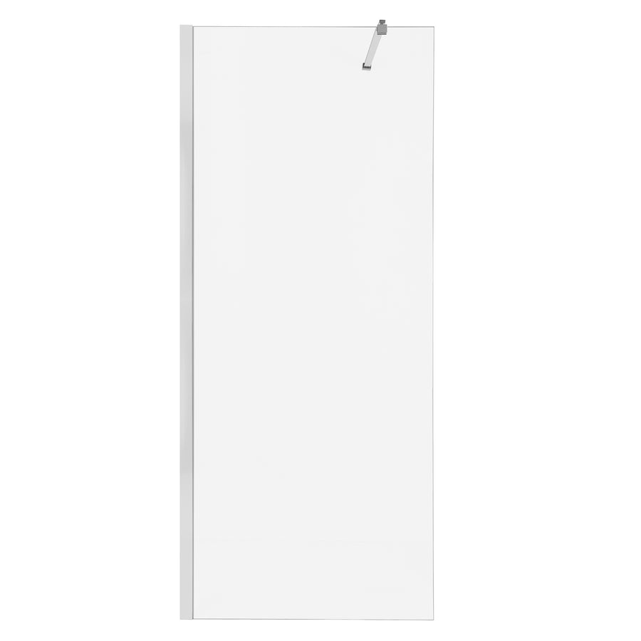 Paravan duș Walk-In 120x195 cm, sticlă securizată 8 mm, transparentă, profil metalic rezistent