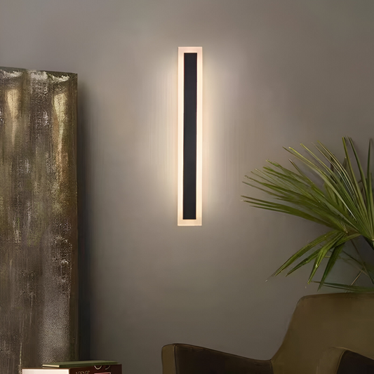 Kinkiet zewnętrzny LED Mack, długość 30 cm, 4 W, IP65, metalowy, liniowy, czarny 