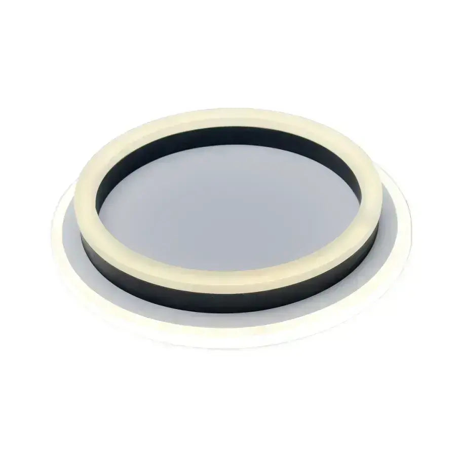 Żyrandol LED SOLENA ROTONDA 13W, średnica 25 cm, światło zimne/ciepłe/neutralne, czarno-biały