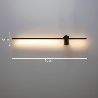 Angelique LED Kinkiet 24W Czarny Biały