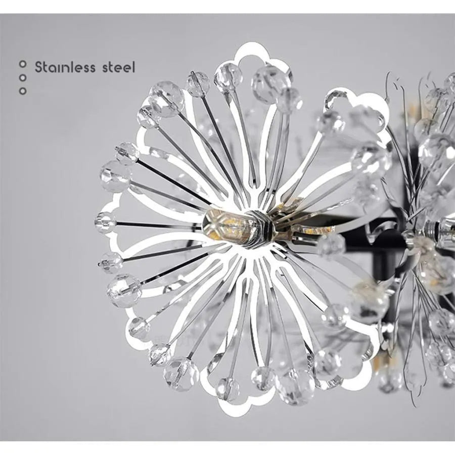 Crystal żyrandol Peterhof Eleganza, 13xg4, średnica 49 cm, czarny