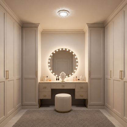 ORBITA LED Spot, 5W, Okrągły, Zimne Światło + RGB, Biały, Żywiczny i Szklany Spot LED Domyślny Tytuł Alessandro Design