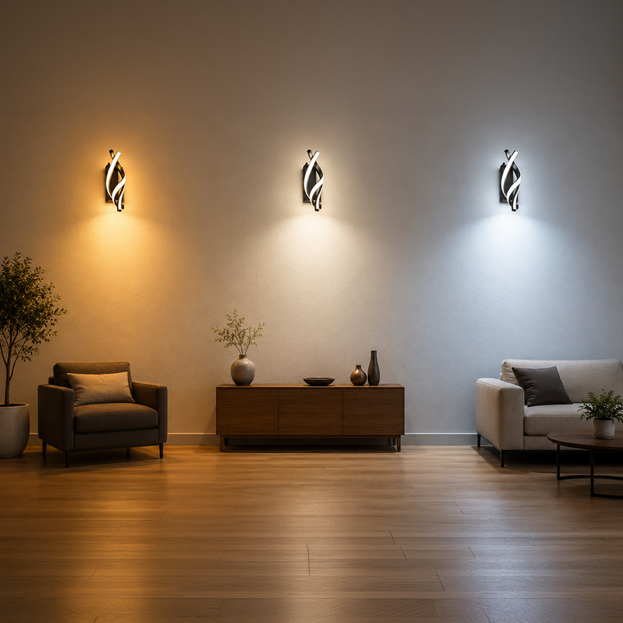 Aplica LED Reid 13W, Lumina Rece/Calda/Neutra, Negru Aplice de Interior Default Title Alessandro Design