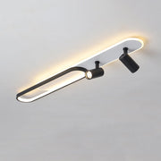 Żyrandol LED z regulowanym projektorem FISSO Camilla 49W, zimne/ciepłe/neutralne światło, czarny