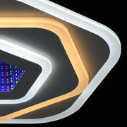 Żyrandol LED NEXA 3D 40W, średnica 23cm, światło zimne/ciepłe/neutralne, biały