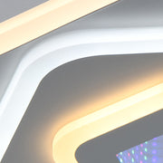 Żyrandol LED NEXA 3D 40W, średnica 23cm, światło zimne/ciepłe/neutralne, biały