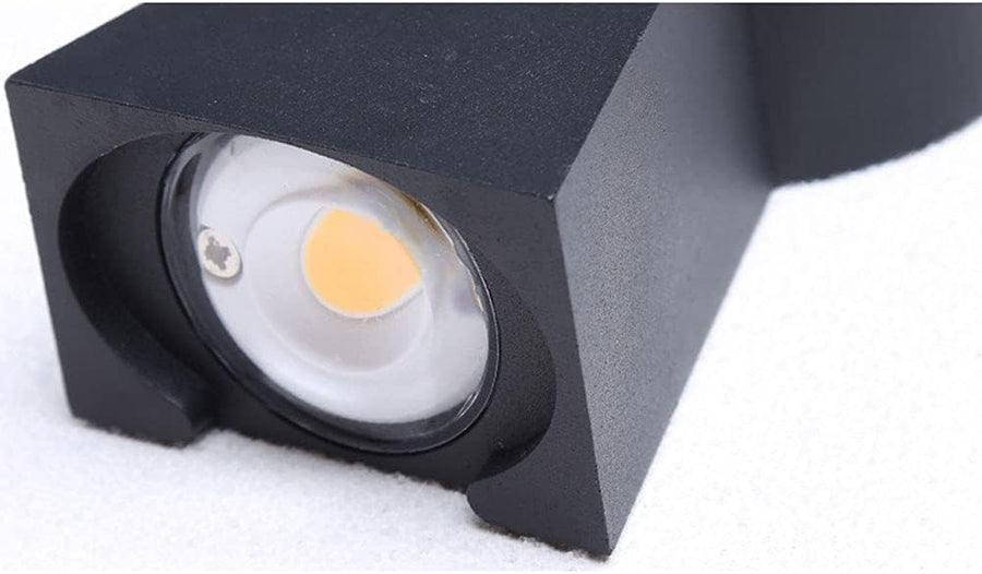 Han Outdoor LED Kinkiet, 12W, Metal, Czarny