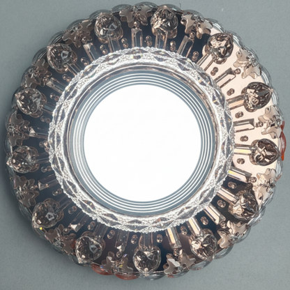 ORBITA LED Spot, 5W, Okrągły, Zimne/Ciepłe Światło, Antyczny Brąz, Żywica i Szkło Spot LED Domyślny Tytuł Alessandro Design