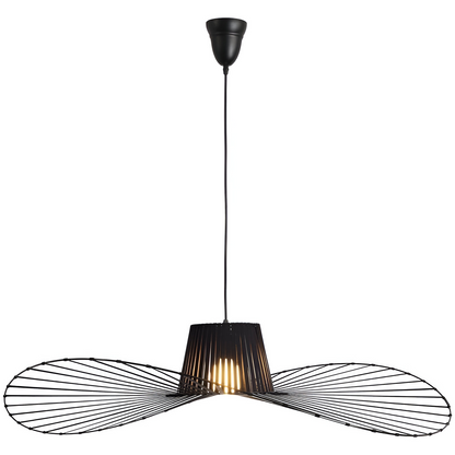 Rossi 1XE27 Lampa wisząca czarna, 35X23cm, metalowa