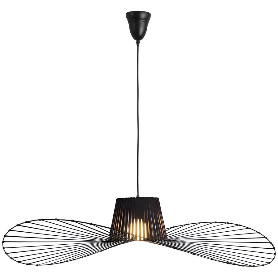 Rossi 1XE27 Lampa wisząca czarna, 35X23cm, metalowa