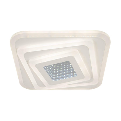 Żyrandol LED NEXA 3D 45W, kwadratowy, światło zimne/ciepłe/neutralne, biały