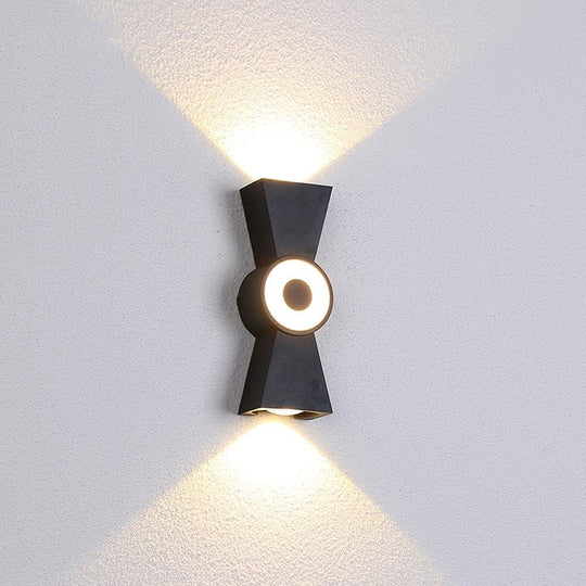 Kinkiet zewnętrzny LED AX161, 7W, metal, czarny Kinkiety zewnętrzne Nazwa domyślna Alessandro Design